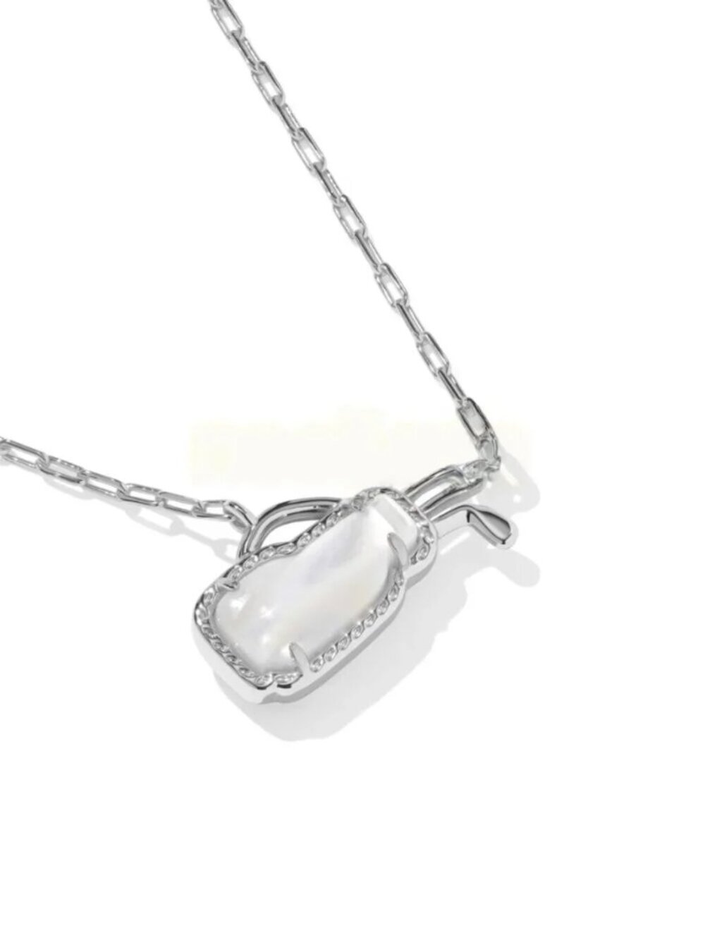 Kendra Scott Golf Silver Short Pendant Necklace